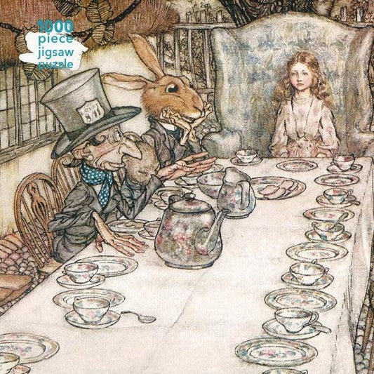 Alice in Wonderland Tea Party 1000 Piece Jigsaw Puzzle Flame Tree
