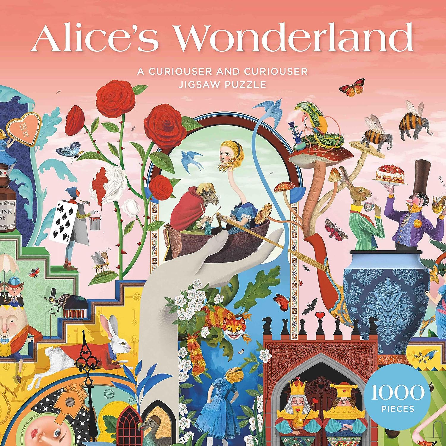 Alice's Wonderland 1000 Piece Jigsaw Puzzle Laurence King