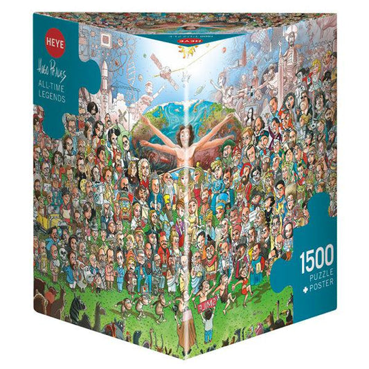 All-Time Legends 1500 Piece Jigsaw Puzzle Heye