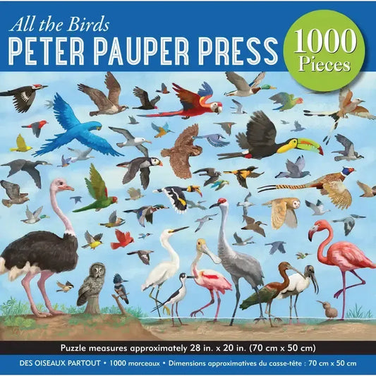 All the Birds 1000 Piece Jigsaw Puzzle Peter Pauper