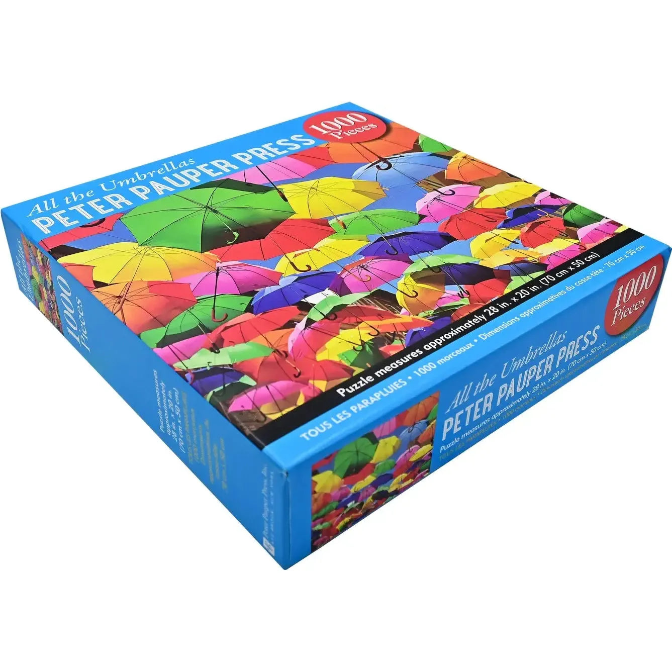 All the Umbrellas 1000 Piece Jigsaw Puzzle Peter Pauper