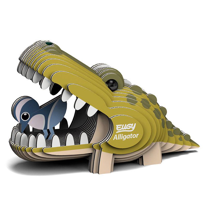 Alligator 3D Cardboard Model Kit Eugy