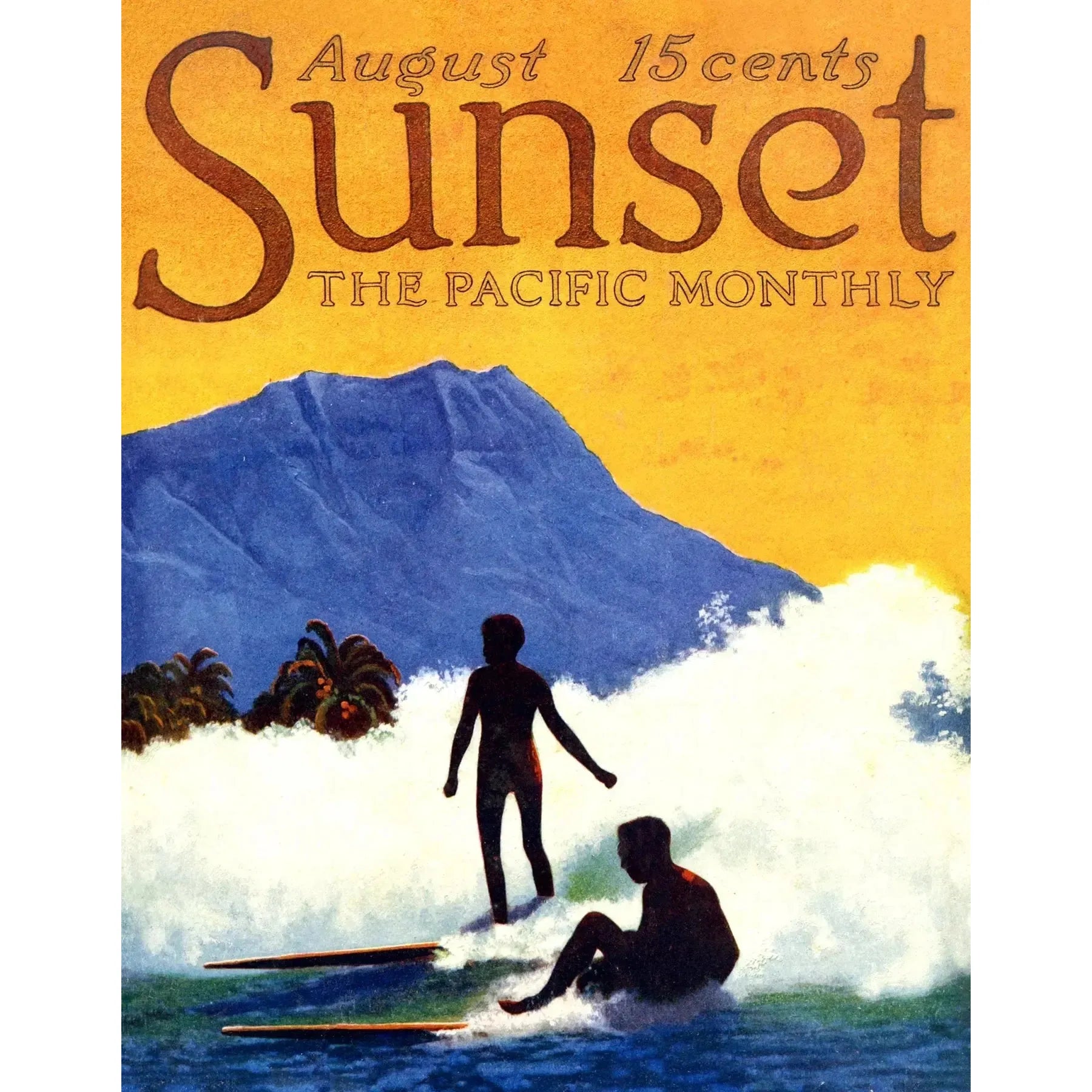 Aloha Land Sunset Magazine 100 Piece Mini Jigsaw Puzzle NYPC