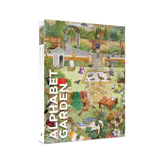 Alphabet Garden by Gale Pitt 1000 Piece Jigsaw Puzzle Pomegranate