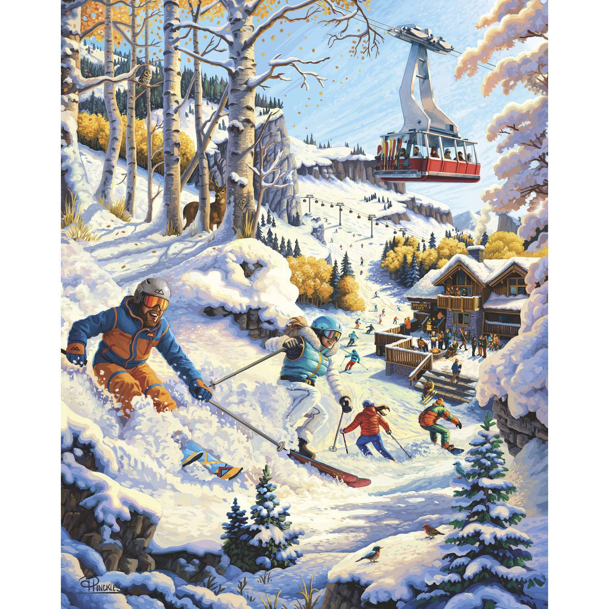 Alpine Skiing 500 Piece Jigsaw Puzzle Boardwalk