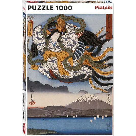 Amaterasu the Goddess of the Sun on Mt Fugi 1000 Piece Jigsaw Puzzle Piatnik