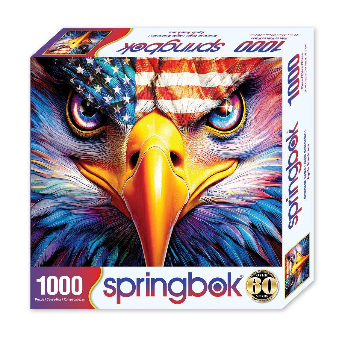 American Eagle 1000 Piece Jigsaw Puzzle Springbok