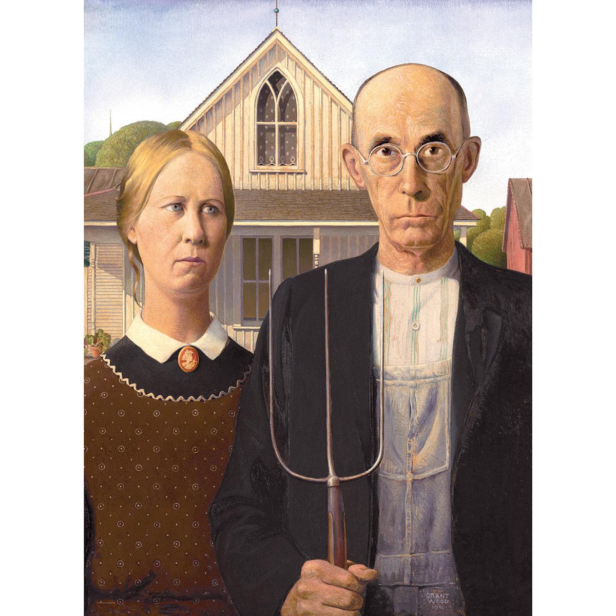 American Gothic 1000 Piece Jigsaw Puzzle Eurographics