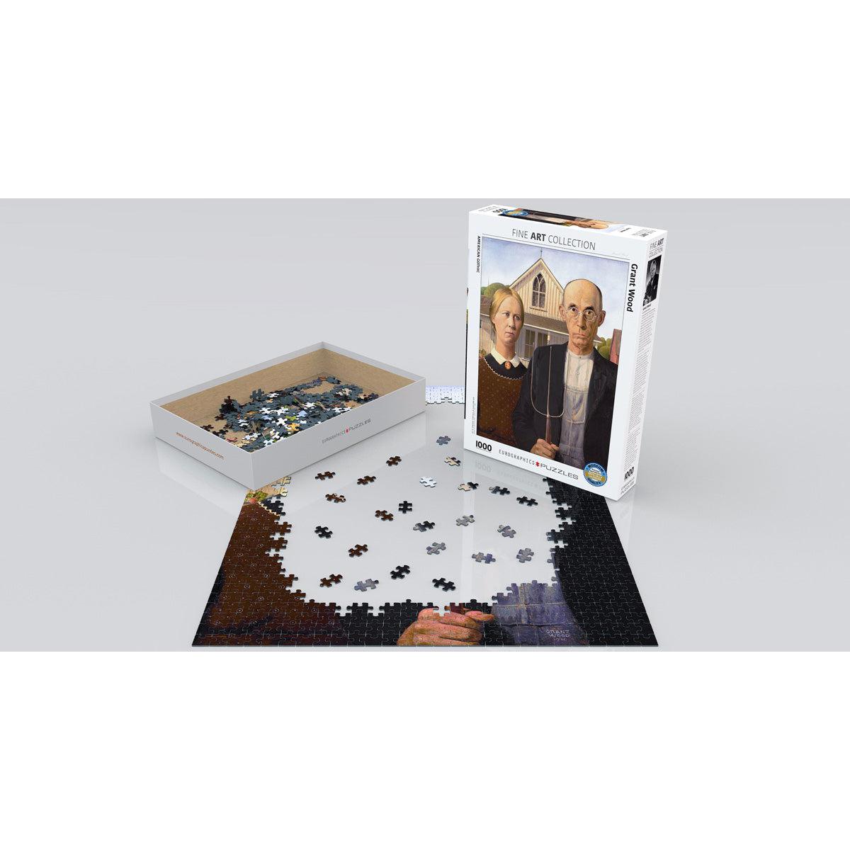 American Gothic 1000 Piece Jigsaw Puzzle Eurographics