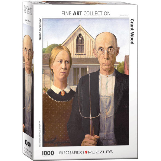 American Gothic 1000 Piece Jigsaw Puzzle Eurographics