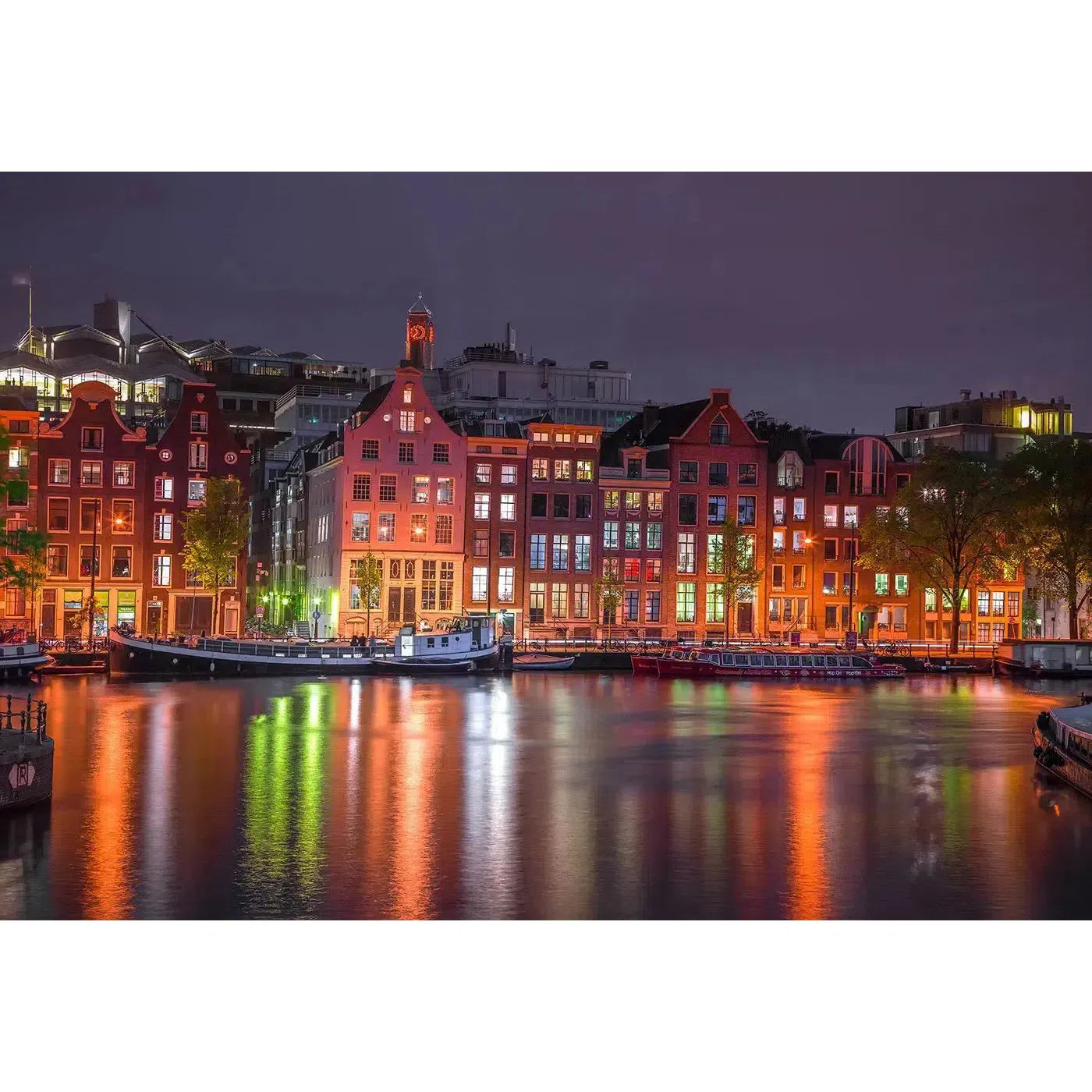 Amsterdam by Night 150 Piece Wood Jigsaw Puzzle Wooden City