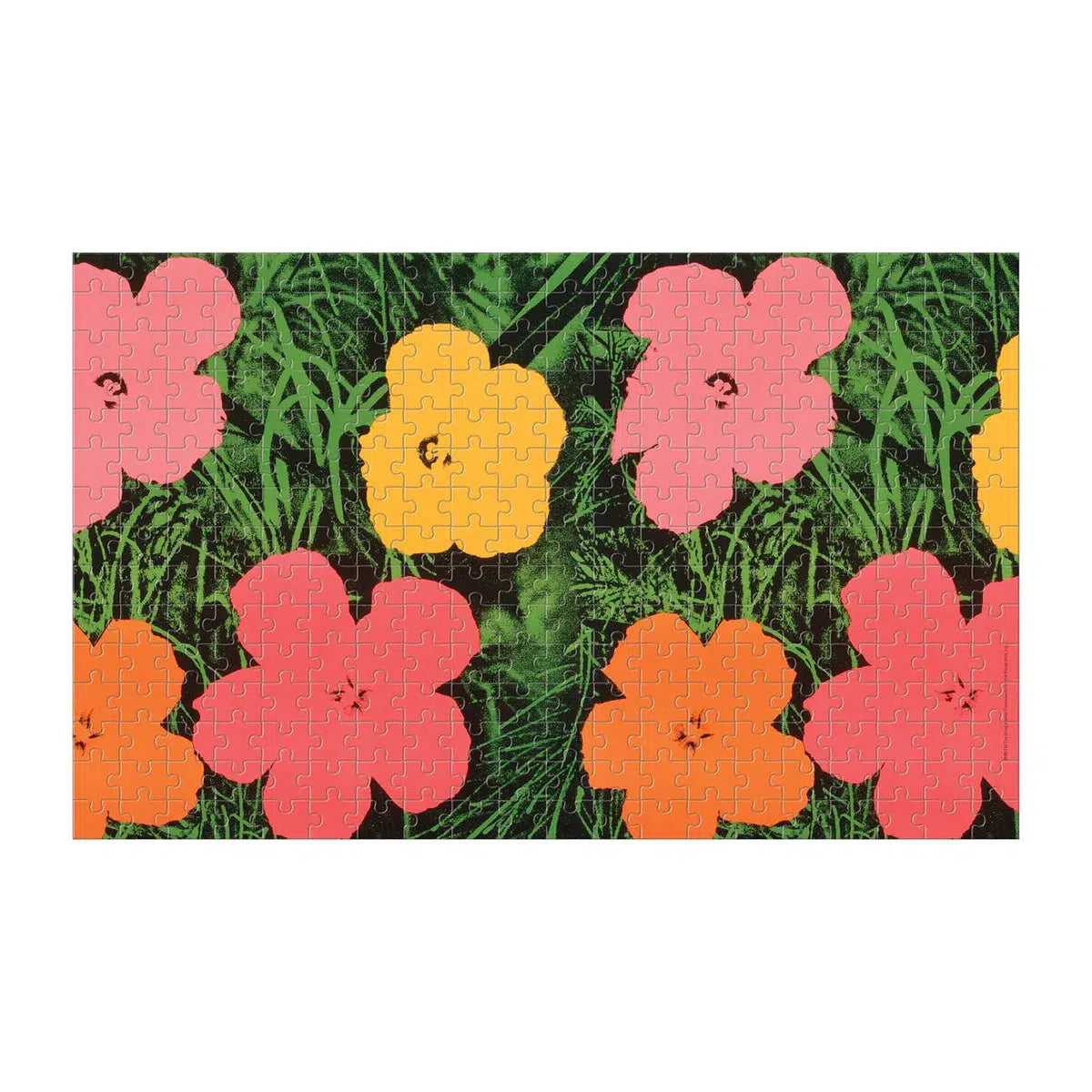 Andy Warhol Flowers 300 Piece Lenticular Jigsaw Puzzle Galison