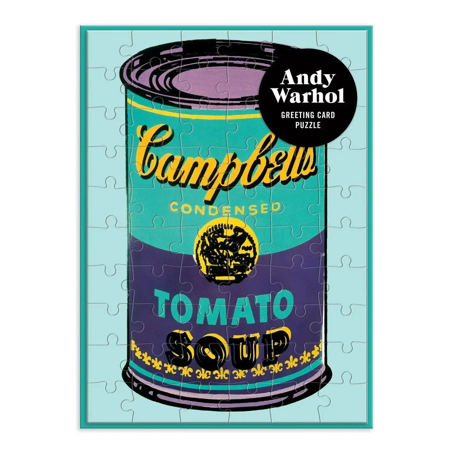 Andy Warhol Soup Can Greeting Card 60 Piece Jigsaw Puzzle Galison