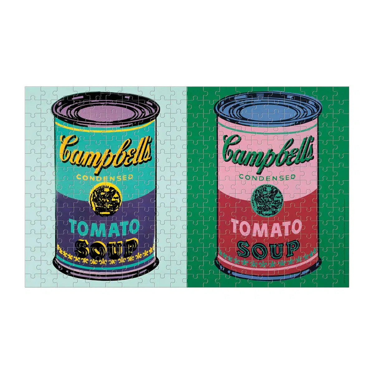 Andy Warhol Soup Cans 300 Piece Lenticular Jigsaw Puzzle Galison