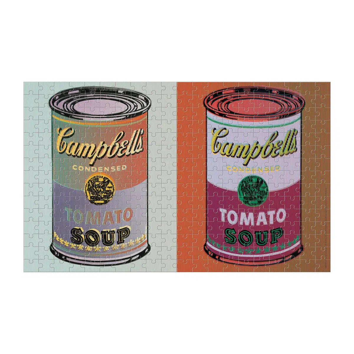 Andy Warhol Soup Cans 300 Piece Lenticular Jigsaw Puzzle Galison