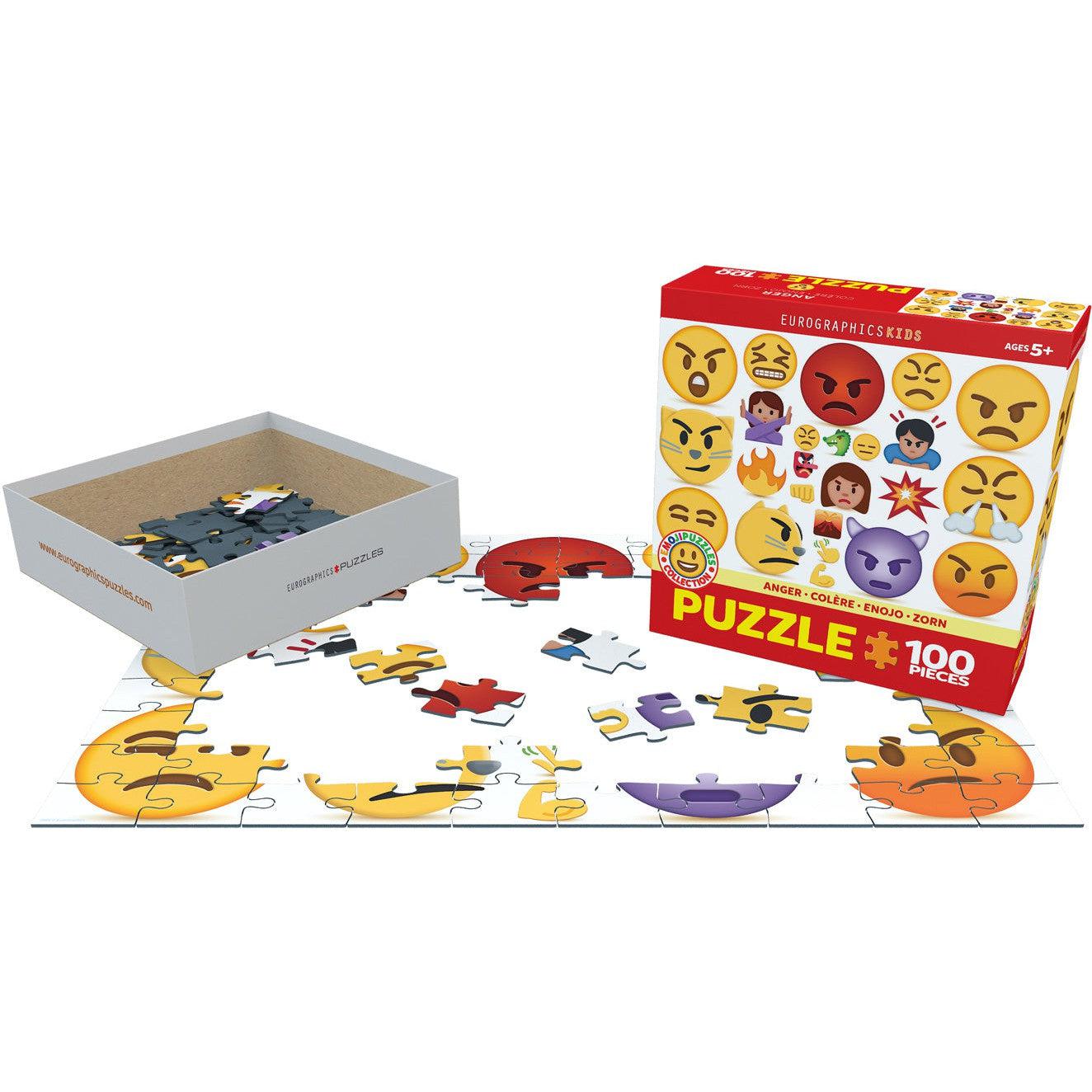 Anger Emoji 100 Piece Jigsaw Puzzle Eurographics