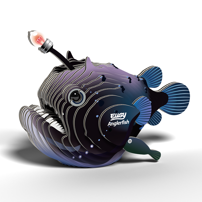 Anglerfish 3D Cardboard Model Kit Eugy