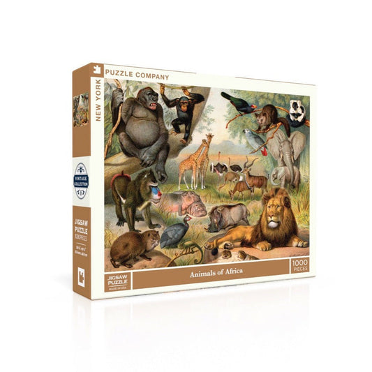 Animals of Africa 1000 Piece Jigsaw Puzzle NYPC