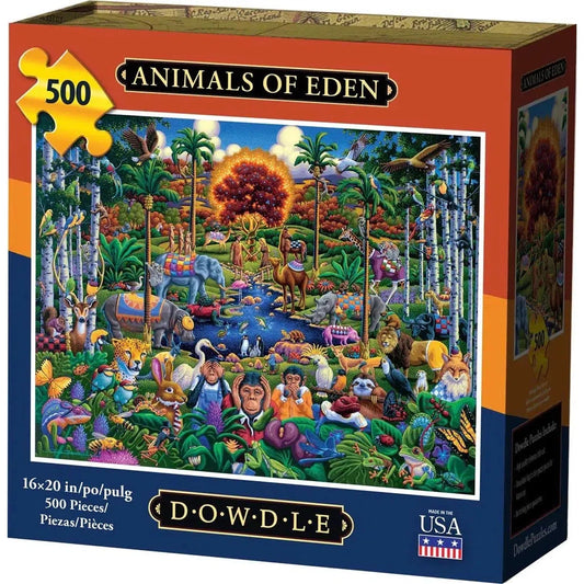 Animals of Eden 500 Piece Jigsaw Puzzle Dowdle