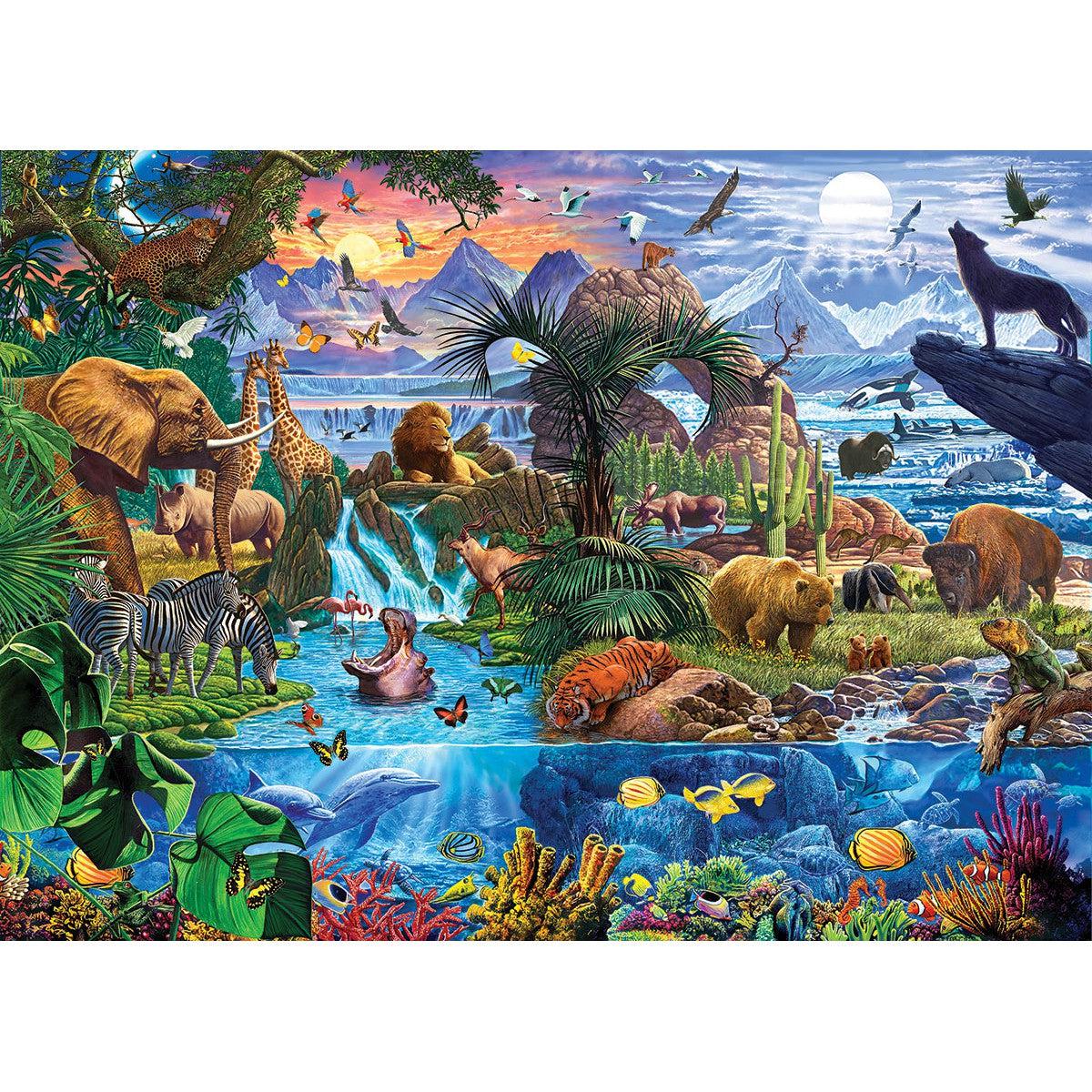 Animals of the World 5000 Piece Jigsaw Puzzle Eurographics