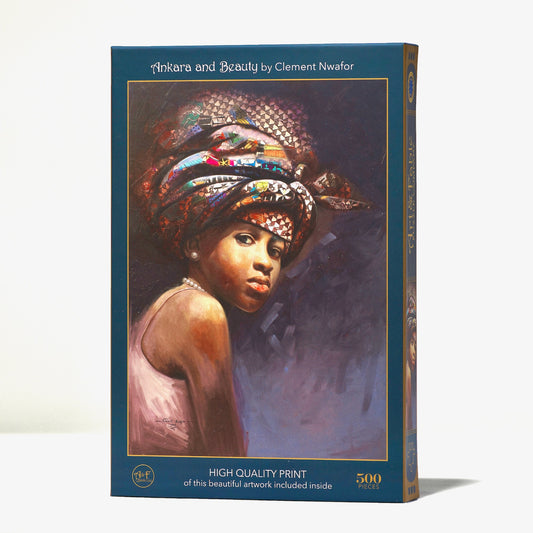 Ankara & Beauty 500 Piece Premium Jigsaw Puzzle Art & Fable