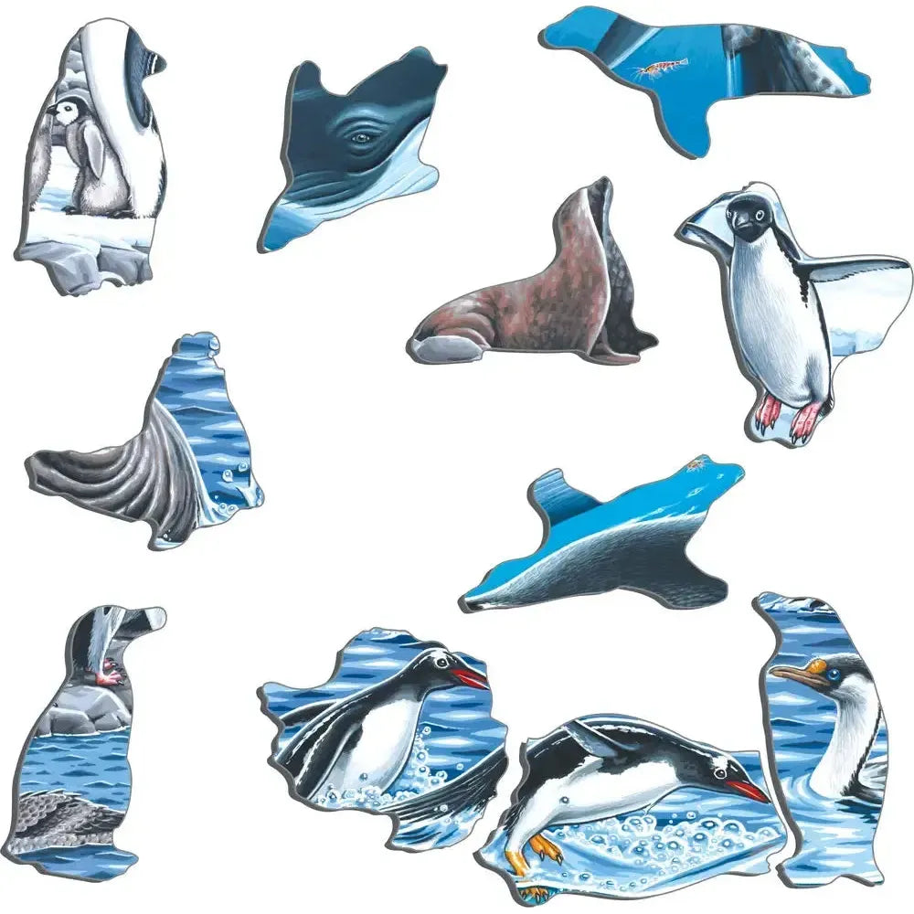 Antarctica Animals 66 Piece Tray Jigsaw Puzzle Larsen