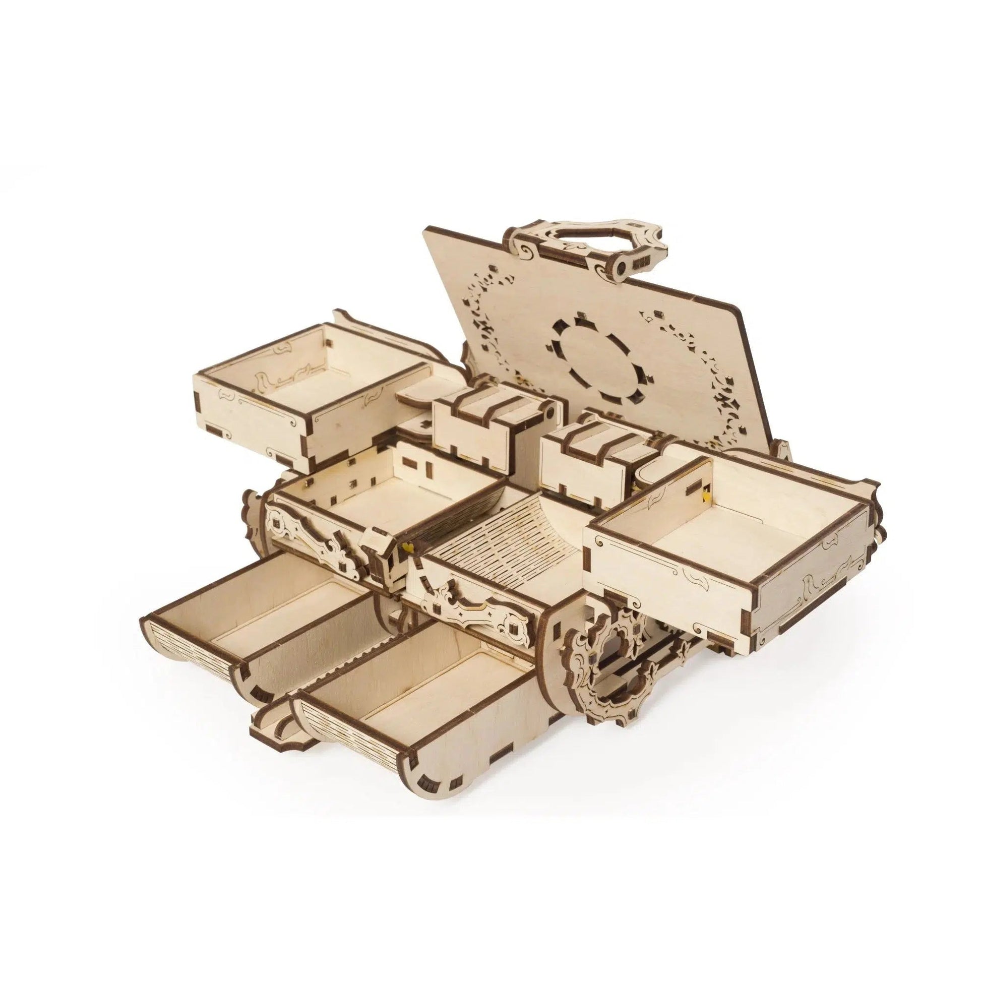 Antique Box 3D Wood Model Kit UGEARS