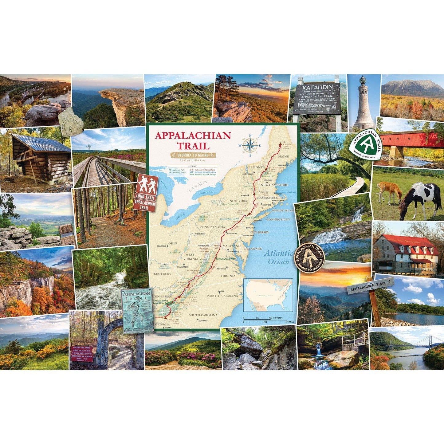 Appalachian Trail Globetrotter 1000 Piece Jigsaw Puzzle Eurographics