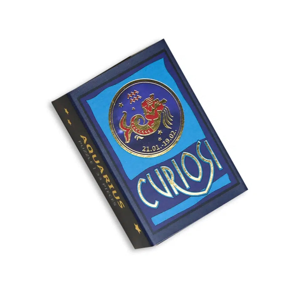 Aquarius Zodiac 33 Piece Mini Matchbox Jigsaw Puzzle Curiosi