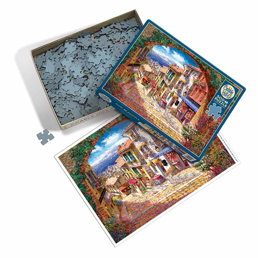 Archway to Cagne 500 Piece Jigsaw Puzzle Cobble Hill