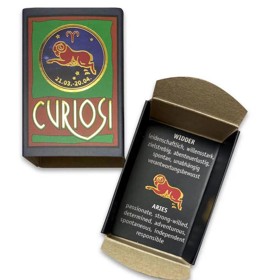 Aries Zodiac 33 Piece Mini Matchbox Jigsaw Puzzle Curiosi