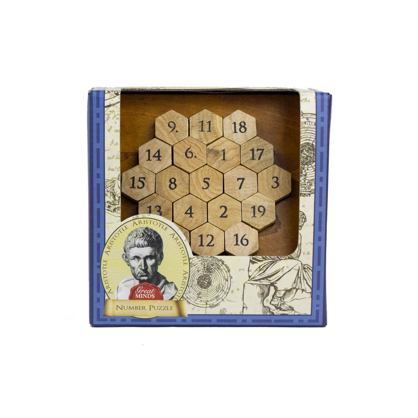 Aristotle's Wood Number Brain Teaser Puzzle Professor Puzzle