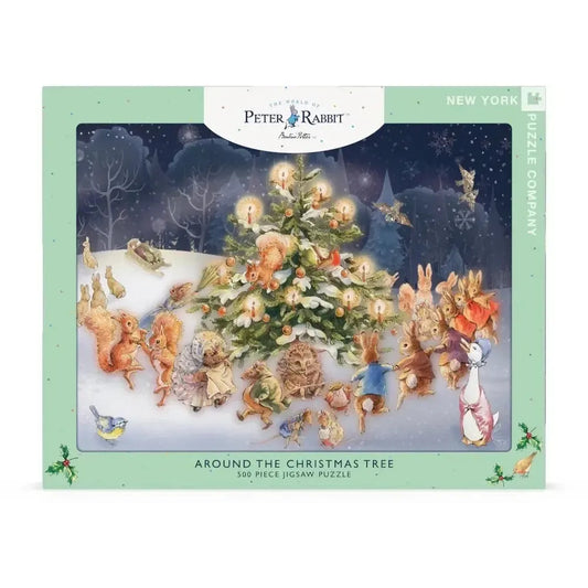 Around the Christmas Tree Peter Rabbit 500 Piece Jigsaw Puzzle NYPC