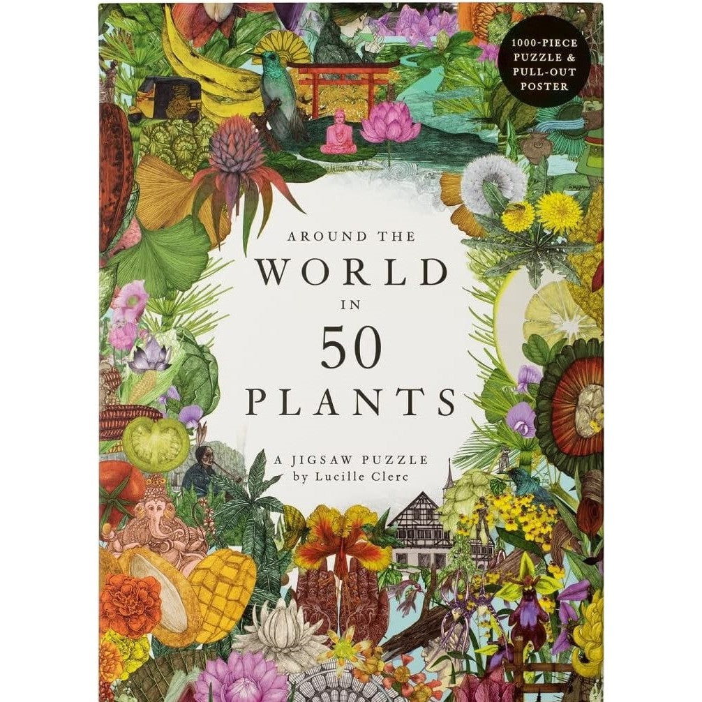 Around the World in 50 Plants 1000 Piece Jigsaw Puzzle Laurence King