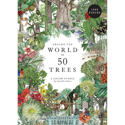 Around the World in 50 Trees 1000 Piece Jigsaw Puzzle Laurence King