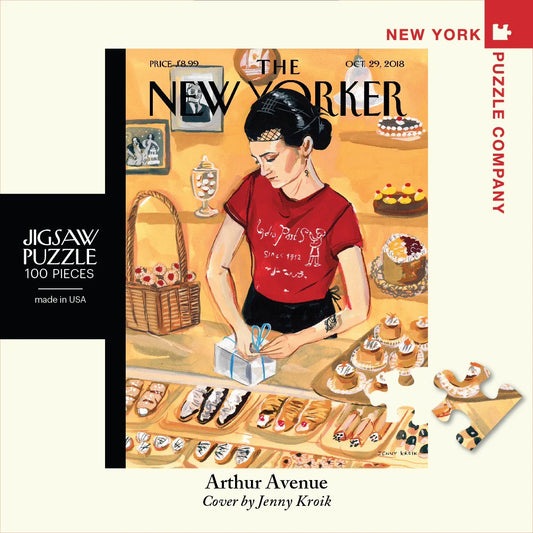 Arthur Avenue The New Yorker 100 Piece Mini Jigsaw Puzzle NYPC