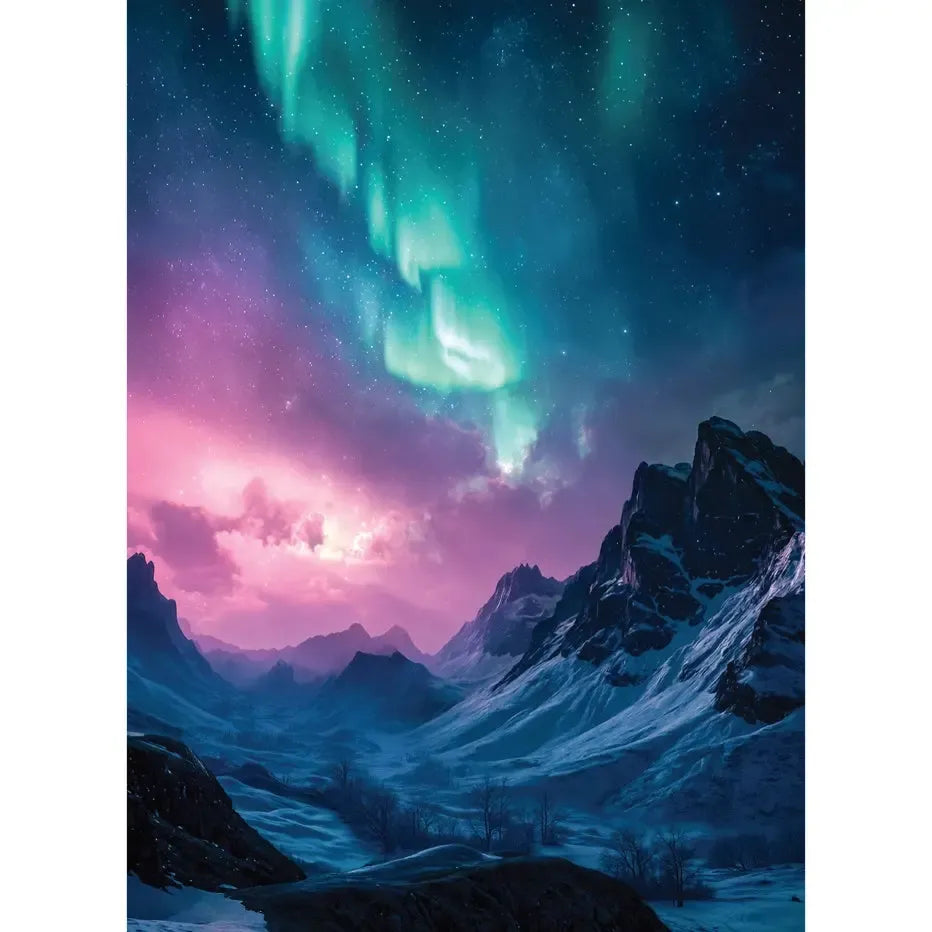 Artic Aurora 1000 Piece Jigsaw Puzzle Final Piece