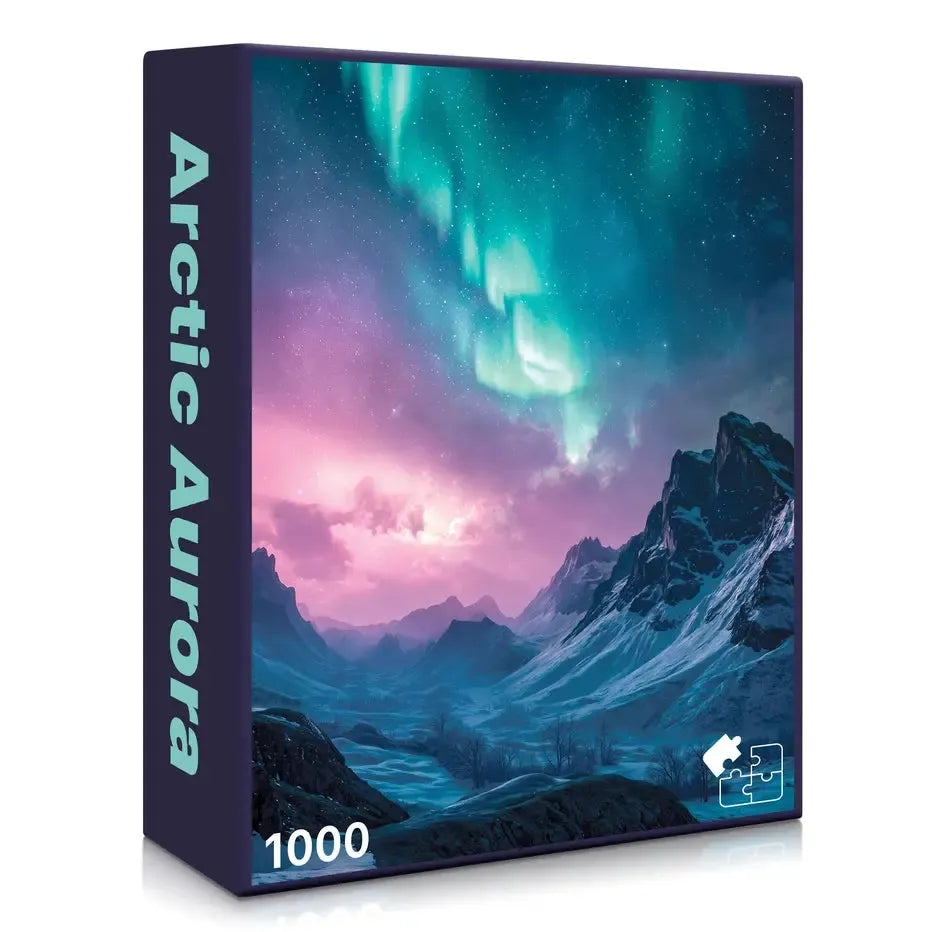 Artic Aurora 1000 Piece Jigsaw Puzzle Final Piece