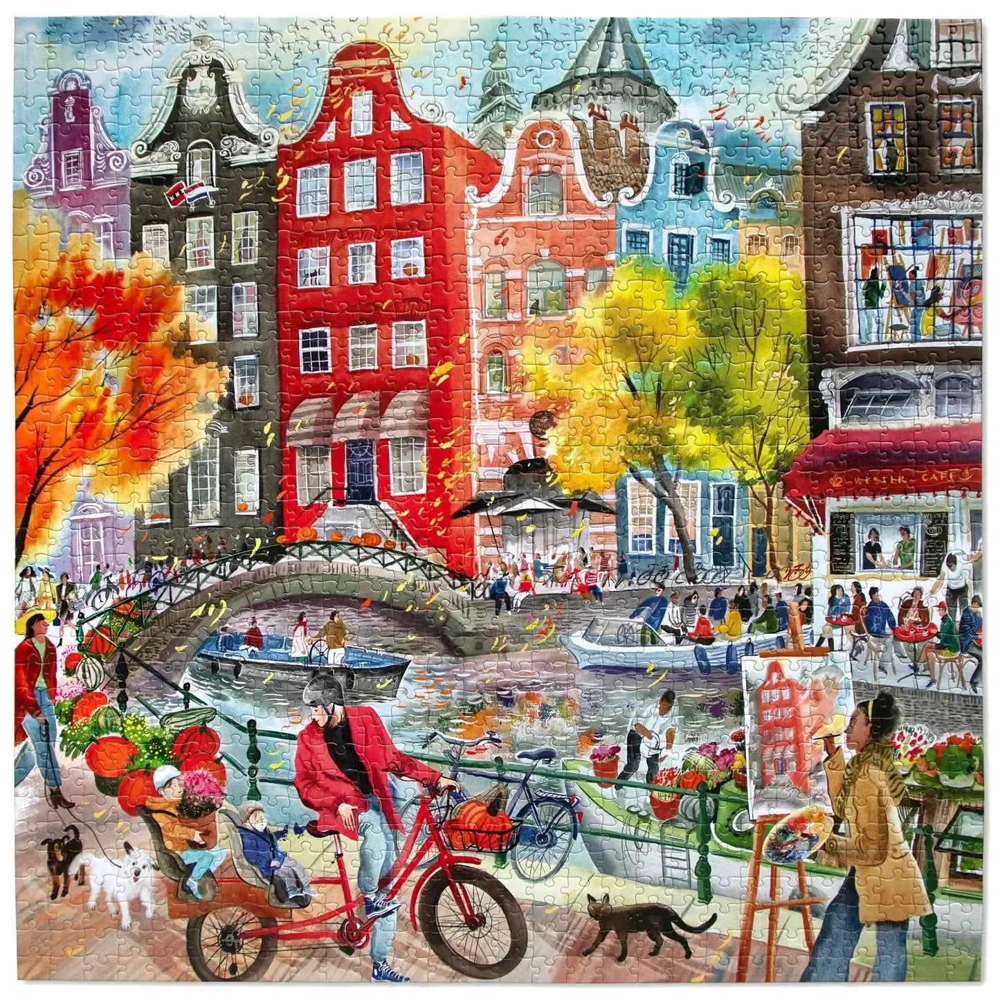 Artists in Amsterdam 1000 Piece Jigsaw Puzzle eeBoo