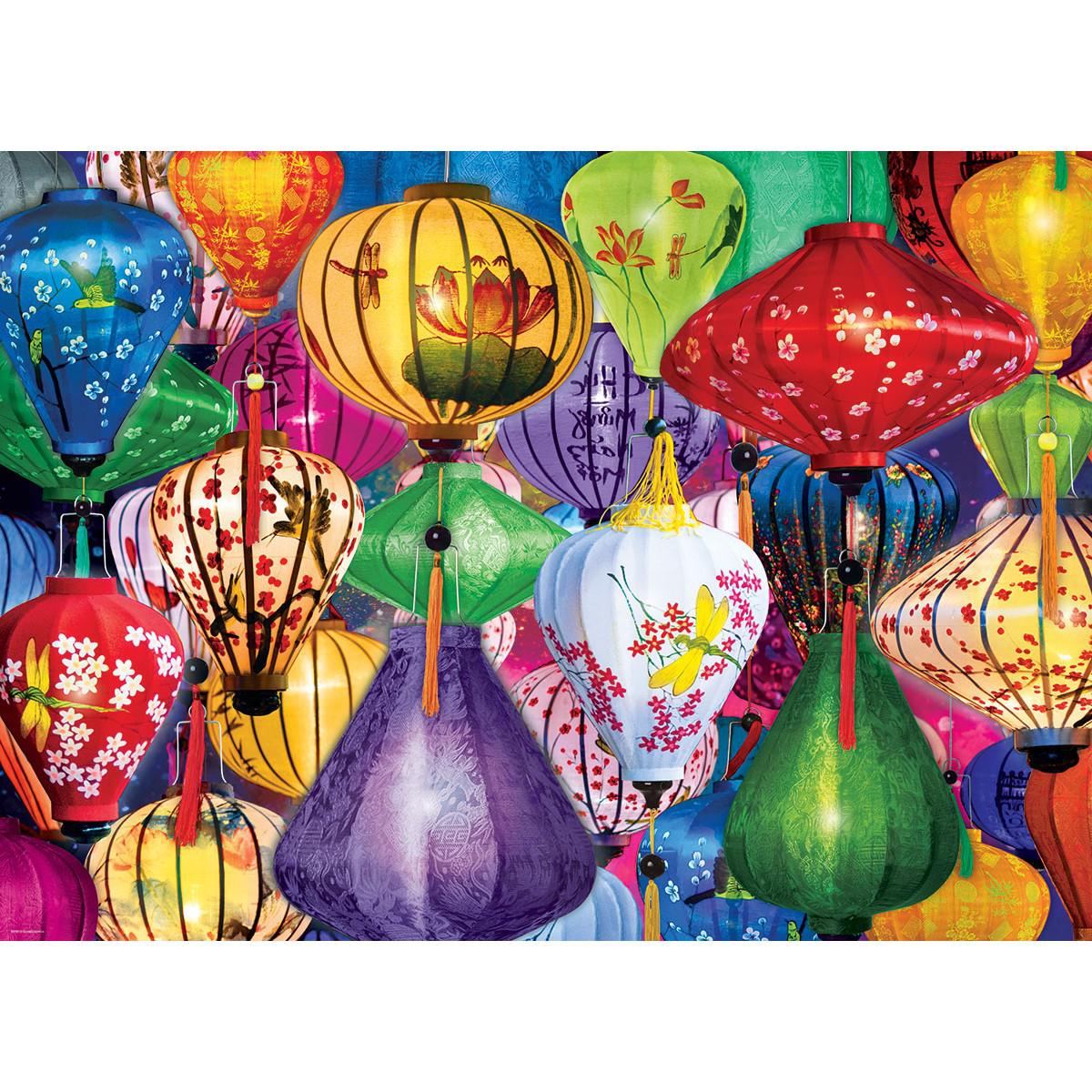 Asian Lanterns 1000 Piece Jigsaw Puzzle Eurographics