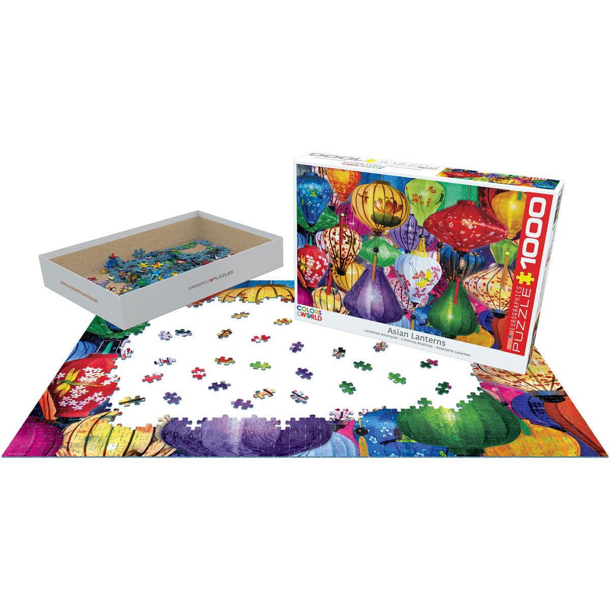 Asian Lanterns 1000 Piece Jigsaw Puzzle Eurographics