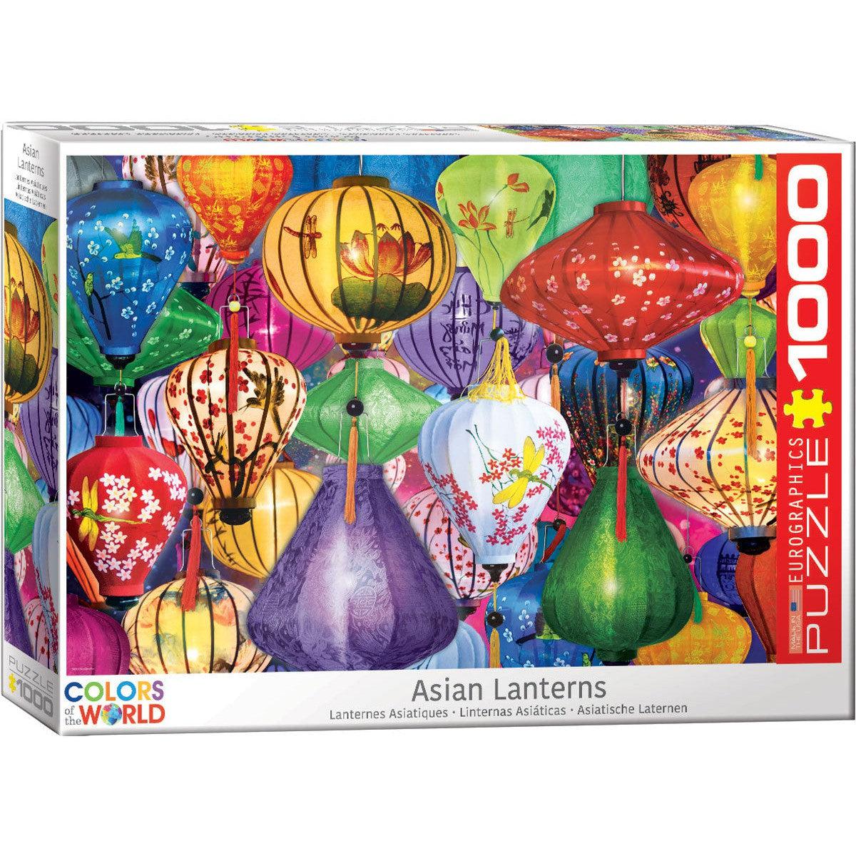 Asian Lanterns 1000 Piece Jigsaw Puzzle Eurographics