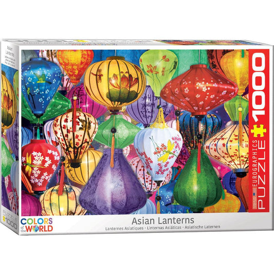 Asian Lanterns 1000 Piece Jigsaw Puzzle Eurographics