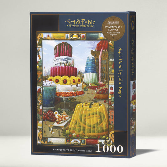 Aspic Hunt 1000 Piece Premium Jigsaw Puzzle Art & Fable