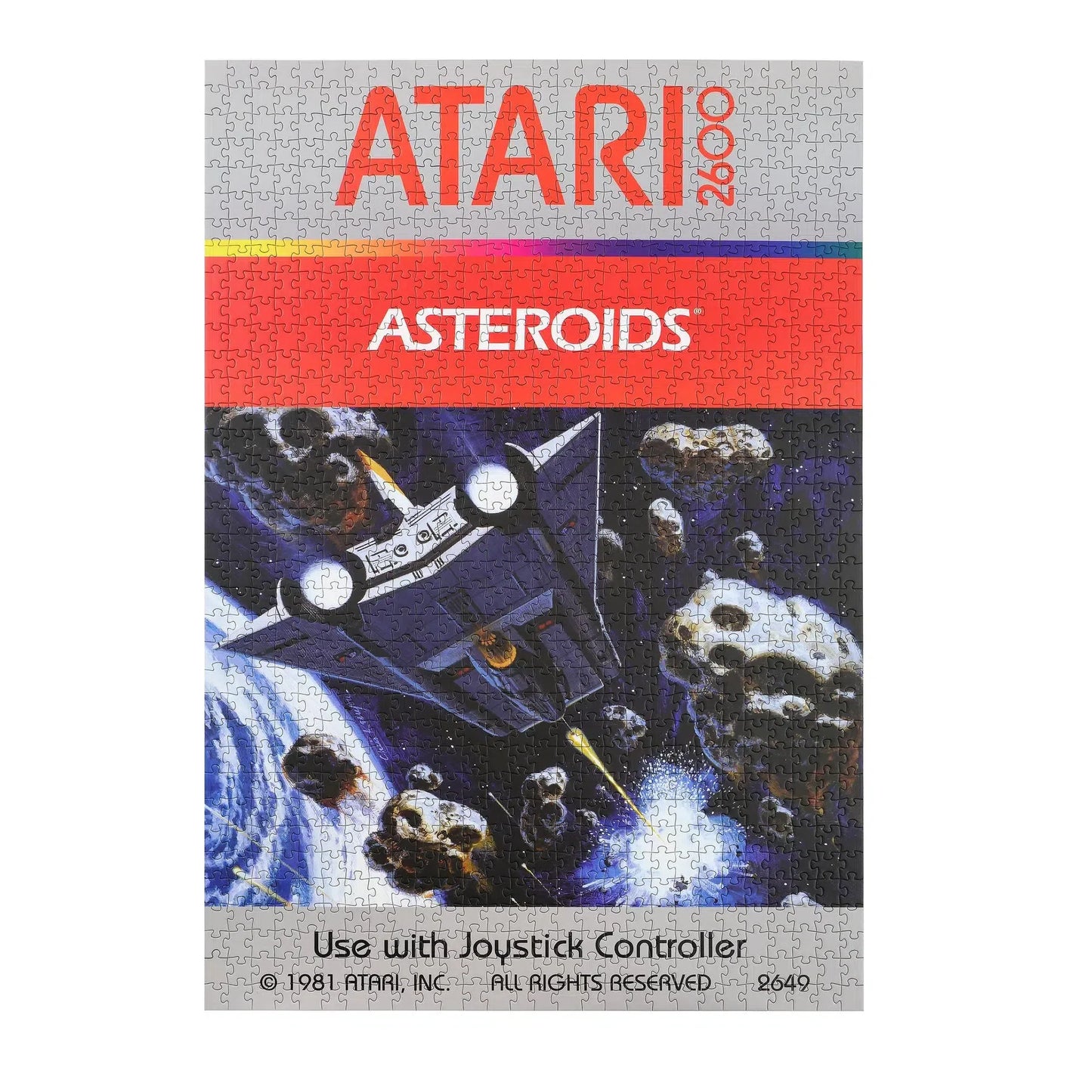 Asteroids Atari 1000 Piece Premium Jigsaw Puzzle Blue Kazoo