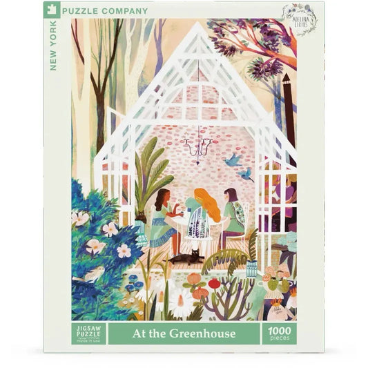 At the Greenhouse by Adelina Lirius 1000 Piece Jigsaw Puzzle NYPC