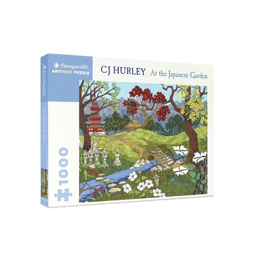 At the Japanese Garden 1000 Piece Jigsaw Puzzle Pomegranate