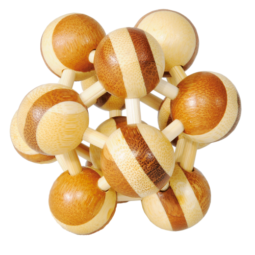 Atom 3D Bamboo Puzzle Fridolin