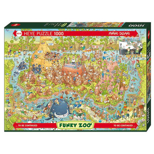 Australian Habitat Funky Zoo 1000 Piece Jigsaw Puzzle Heye