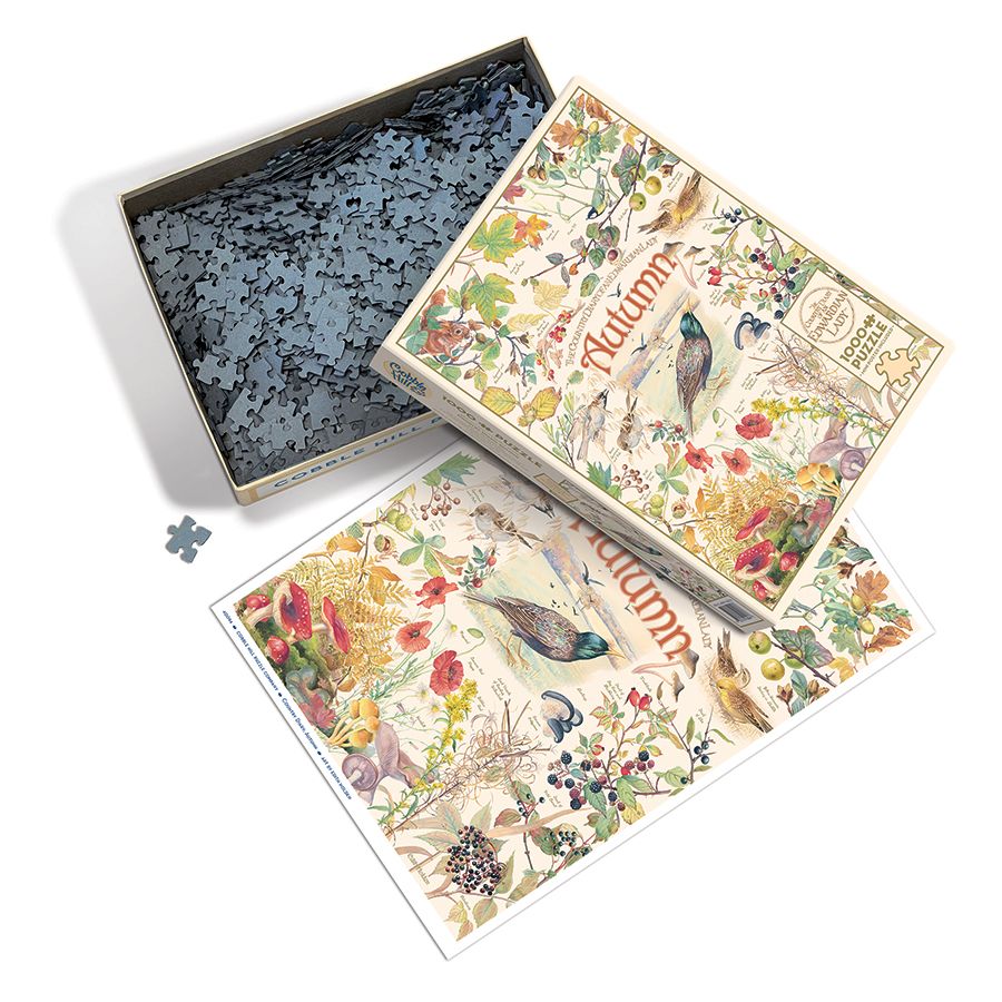 Autumn Country Diary 1000 Piece Jigsaw Puzzle Cobble Hill